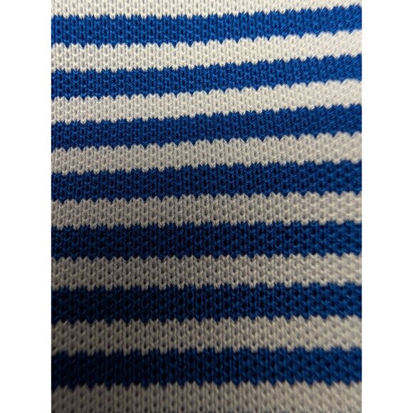 Vineyard Vines Performance Dress Women's Medium white blue stripe shirt style - Picture 3 of 16